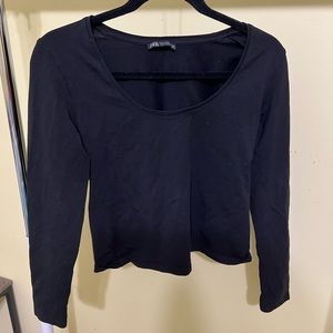 Zara black long sleeve